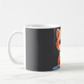 Mug Cute Petit Chat Orange (Gauche)