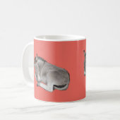 Mug Cute Petit Gris Dormir Dos Foies (Devant gauche)