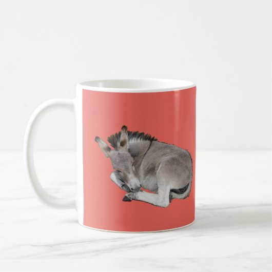 Mug Cute Petit Gris Dormir Dos Foies (Gauche)
