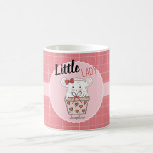 Mug Cute Petit Lady Hamster Girl Rose