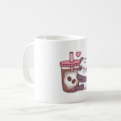 Mug Cute Petit Ours Panda Accrochant Du Café Glacé (Devant gauche)