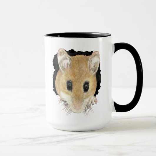 Mug Cute Petite Aquarelle Animaux Poche Souris Animal (Droite)