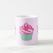 Mug Cute Pink Cupcakes Pattern Pastel Pink (Centre)