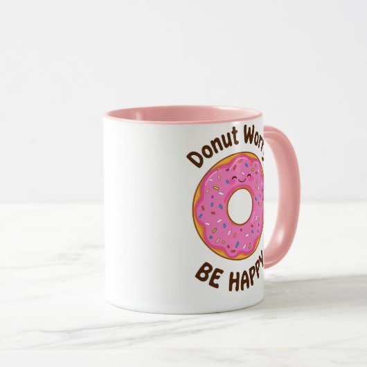 Mug Cute Pink Donut with Sprinkles (Devant droit)