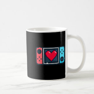 Mug Cute Pixel Heart Gamer Saint-Valentin T Pour Homme