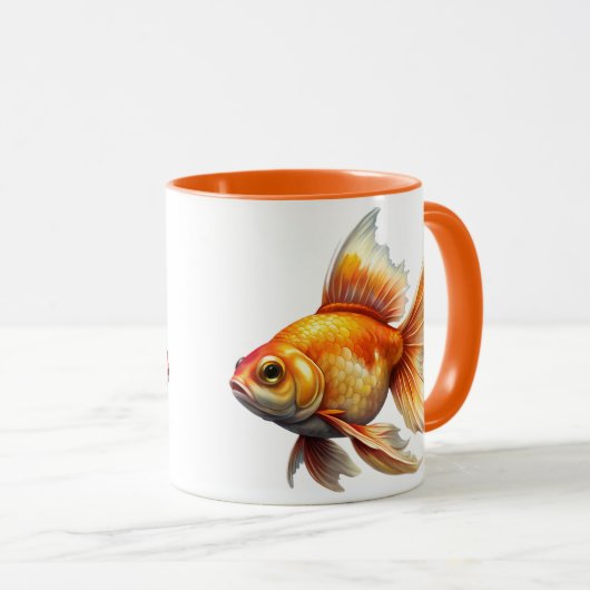 Mug Cute poisson d'or (Devant droit)