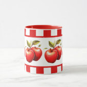 Mug Cute pomme amoureux cuisine de fruits (Centre)