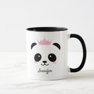 Mug Cute princesse panda personnalisée