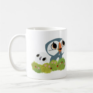 Mug Cute puffin rock design enfants
