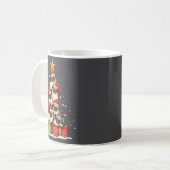 Mug Cute Pug Le Dog Christmas Tree Xmas Hat Long Sleev (Devant gauche)