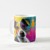 Mug Cute Puppy Funny Dog Mixed Media Animal Pet (Devant gauche)