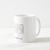 Mug Cute Puzzle Couple "You Complete Me" Valentine's D (Devant droit)