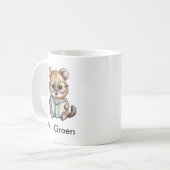 Mug Cute Quokka Reading a Book Custom (Devant gauche)