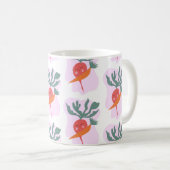 Mug Cute Radish et Carotton Motif (Devant droit)