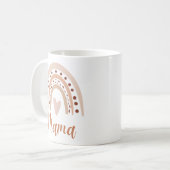 Mug Cute Rainbow Boho Heart Mama (Devant gauche)