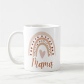 Mug Cute Rainbow Boho Heart Mama (Gauche)