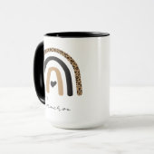 Mug Cute Rainbow Leopard Motif (Devant gauche)