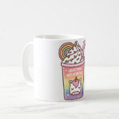 Mug Cute Rainbow Unicorn Milkshake (Devant gauche)