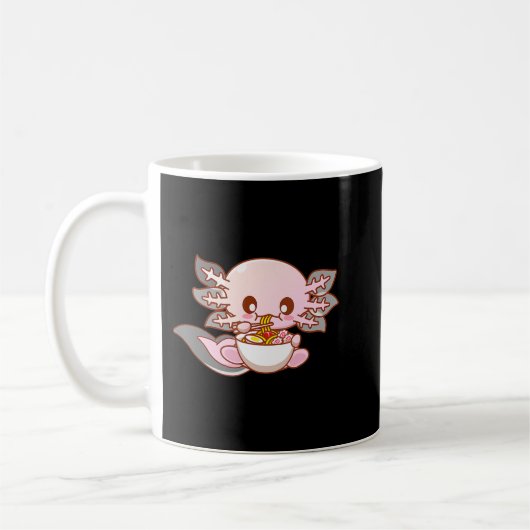 Mug Cute Ramen Axolotl Kawaii Anime Japonaise Nourritu (Gauche)