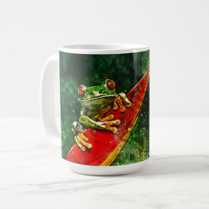 Mug Cute Red Eyed Costa Rica Arbre grenouille Artistiq