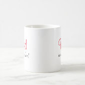 Mug Cute Red Is My Color dicton (Centre)
