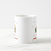 Mug Cute Reindeer avec cadeaux Design avec votre nom (Centre)