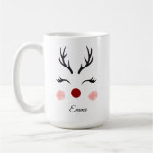 Mug Cute Reindeer Christmas  (Gauche)