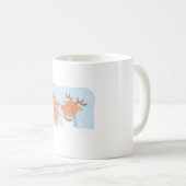 Mug Cute Reindeer Construire Un Snowman (Devant droit)