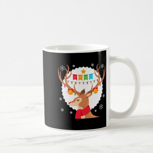 Mug Cute Reindeer Merry Xmas Merry Christmas Happy New (Droite)