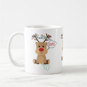 Mug Cute renne de Farting (Gauche)