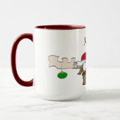 Mug Cute renne Festif (Gauche)