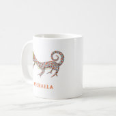 Mug Cute Reptile Personnalisé (Devant gauche)