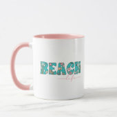 Mug Cute Retro Beach Life Café (Gauche)
