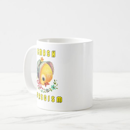 Mug Cute Retro Chick - Fascisme Smash (Devant gauche)