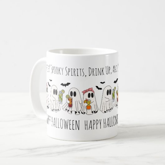 Mug Cute Retro Drôle Citation chauves chauves-souris h (Devant gauche)