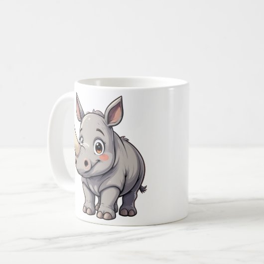 Mug Cute Rhino (Devant gauche)