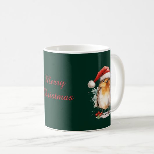 Mug Cute Robin (Devant droit)
