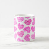 Mug Cute rose Doodled Heart Valentine's Day Motif (Centre)