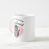 Mug Cute rose Kawaii Chat Saison Éffrayante Chat Chéri (Devant gauche)