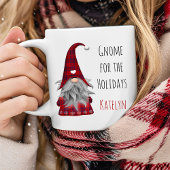 Mug Cute Rustique Personnalisé Noël Gnome Elf