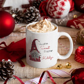 Mug Cute Rustique Personnalisé Noël Gnome Elf