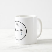 Mug Cute Sad Face With Teardrop Emoji (Devant droit)
