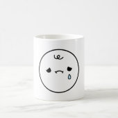 Mug Cute Sad Face With Teardrop Emoji (Centre)