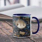 Mug Cute Sanderling Déguste Des Fruits De Mer À La Pla
