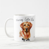 Mug Cute Sandy BROWNS Café avec My Lab. (Gauche)