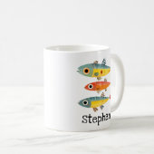 Mug Cute Sardines Nom personnalisé (Devant droit)