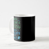 Mug Cute Save Planet Ecology Eco Bleu Océan Vert (Devant gauche)