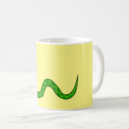Mug Cute serpent vert (Devant droit)