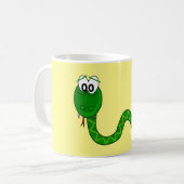 Mug Cute serpent vert (Devant gauche)