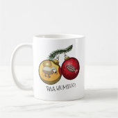 Mug Cute Sheep Baa Humbug! Christmas Scrooge Cartoon (Gauche)